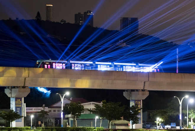 【新北メトロ】流れ星新幹線を台湾で再現するコラボレーション企画