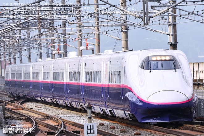 【JR東】E2系J70編成新幹線総合車両センター出場北上試運転