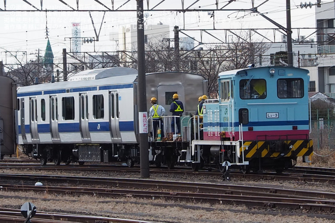 【JR東】E531系1両(クハE531-17) J-TREC横浜事業所出場 甲種輸送を郡山総合車両センターで撮影した写真